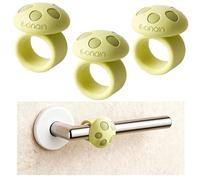 Pack of 3 Silicone Door Handle Buffer PVC Door Stopper Latch Highly Elastic Door Handle Protector for Protection of Walls and Door Handles Suitable for Door Handles Window Handles and Door Knobs