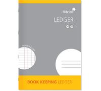 Pack Of 3 - Silvine Ledger Book Keeping Ledger - A4 Double Entry 32 Pages 16 Sheets