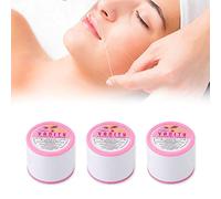 Pack of 3 Spool Vanity Eyebrow Threading Thread Antibacterial Cotton Threads, Facial Hair Removal Thread (300m)