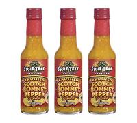 (Pack of 3) Spur Tree Jamaican (Hot) Crushed Scotch Bonnet Pepper Sauce - 148ml (5 fl.oz.)