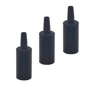 Pack of 3,Steam Mop Hose Connector Replacement, 3.6mm (0.14") Quick Release Plastic Fitting for Steam Mops & Coffee Machine Water Pump - Black Water Tube Adapter