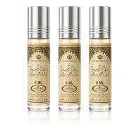 Pack of 3 Sultan Al Oud (Al-Rehab), 6 ml Alcohol-Free Unisex ADubai Perfume Oil | Long-Lasting Concentrated