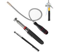 Pack of 3 Telescopic Magnetic Rods, Telescopic Rod, Magnetic Tool, Flexible Magnetic Pickup, Telescopic Magnet, Extra Strong, for Gripping Small Parts (1.5 lb 3 lb 5 lb)