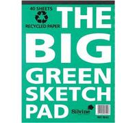 Pack of 3 - The Big Green Recycled Sketch Pad (RE43)
