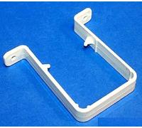 Pack of 3 Three x RWSC1W (White) Universal Square 65mm Downpipe Stand Off Clip - Fits Most Square downpipes