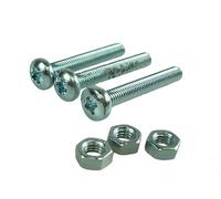 Pack of 3 Tow Bar 7 Pin and 13 Pin Towing Electrics Socket M5 Fixing Bolts