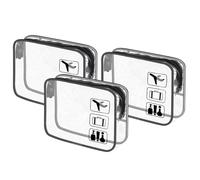 Pack of 3 Transparent Toiletry Bags, Travel Cosmetic Bag, Transparent Cosmetic Bag, Waterproof Hand Luggage, Aeroplane Gadgets, Transparent Toilet Bag, Toiletry Bags for Men and Women, Travel