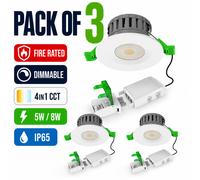 5W / 8W LED Fir Downlight 4-In-1 CCT 830lm IP65 Dimmable White VT-DL0508