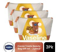 VASELINE Cocoa Treats Beauty Bag Gift set 2 piece, Pack of 3