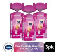 VASELINE Gluta-Hya Gorgeous Gift set 2 pc, Pack of 3