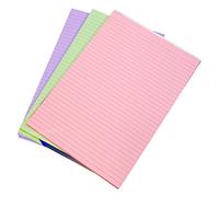 [Pack of 3] Visual A4 Memory Aid Assorted Colour 100 Page Paper Notepad Refill Memo Lined Writing Pads
