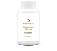 Pack of 3 Vita world methionine 500 mg l 3 x 120 Capsules l 1000 mg l-methionine per dose l Vegan l Amino Acid
