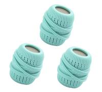 Pack of 3 Washing Balls for Washing Machine, Washing Ball Dryer Ball, Washing Ball for Washing Machine, Dryer Balls for Tumble Dryer, Reusable for Home Clothing Cleaning (3 Light Green)