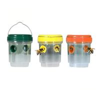 Pack of 3 Wasp Traps & Repellent 360° Protection Against Wasps, Hornets & Yellow Jackets Effective Wasp Repellent for Garden, Home and Outdoor Insect Trap for Outdoor Use