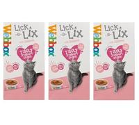 Pack of 3, Webbox Salmon Lickelix, 60g(4 x 60 gram)