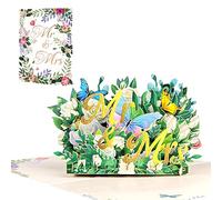 Pack of 3 Wedding Cards Pop Up, 3D Effect for Creative Money Gifts, Congratulations on Wedding, Folding Card with 15 x 20 cm