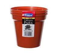 Pack Of 3 Whitefurze 15Cm Seed Pots