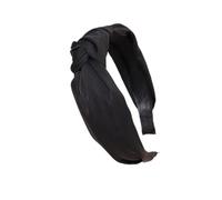 Pack of 3 Wide Headband Women, Hair Bands with Knot, Vintage Leopard Print Headbands, Boho Twist Knotted Headband, Non-Slip Hair Accessories for Daily Use, Black