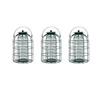 Samuel Alexander Pack Of 3 Wild Bird Fat Ball Feeder With Squirrel Guard