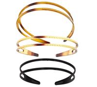 Pack Of 3 Women Headband Simple Double Breasted Hairband With Teeth For Travel And Daily Wear All Matching