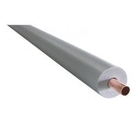 Pack of 3 x 2 Metre Lengths of 13mm Wall 15mm Pipe Climaflex Total 6 Metres Polyethylene Pipe Insulation (Silver)
