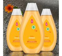 Pack of 3 x 500ml Báby No More Tears Shampoo - specially formulated for gentle daily care (yellow)