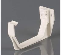 Pack of 3 x Brett Martin Multi-fix Fascia Brackets for 114mm Squarestyle Gutter system WHITE BR053W