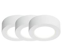 Pack Of 3 x Cabinet Light White Kitchenio LED Surface Or Recessed 3000K 4000K [EEK: G]