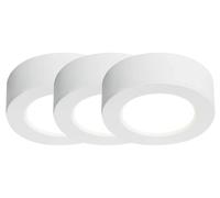 Pack Of 3 x Cabinet Light White Kitchenio LED Surface Or Recessed 3000K 4000K [EEK: G]
