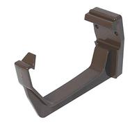Pack of 3 x FLOPLAST Fascia Gutter Bracket RKS1 for 114mm Square Gutter System (Brown)
