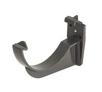 Pack of 3 x Floplast RK1A Anthracite 114mm Half Round Fascia Brackets