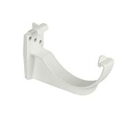Pack of 3 x Floplast RK1W White 114mm Half Round Fascia Brackets