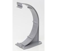 Pack of 3 X Polypipe 150mm (6") Half Round Gutter Fascia Bracket RL609g Grey
