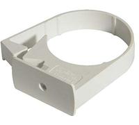 Pack of 3 x RC3W White Floplast 68mm Pipe Clip