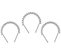 (Pack of 3) Zigzag Flexible Sports Hair Band Non Slip Wavy Black Metal Hoop Hair Band Unisex Girl Men's Headband Women Accessory