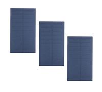 Pack of 3 ZONADAH 1W 5V Mini Solar Panels, Batter Charger, DIY Home, Science School Projects, Camping,Fishing, Hiking Outdoor Garden Light Charging Tools