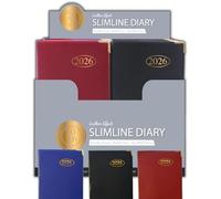 Pack Of 30 2026 Slim Week to View Diary Leather Effect Fashion Diary