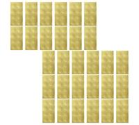 Pack of 30 Adhesive Golden Design Waterproof Sticker Great for Projects and Decoration Seal Label Sticker Set Gold Foil Stickers