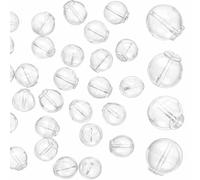 Pack of 30 Anti-penetration Stud Earrings Closure Silicone Earring Stopper Earrings Closure Ball Earring Backs Earring Stopper Universal Earring Lifter for All Types of Earrings