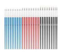 Pack of 30 Artists Painting Brush Handle Fine Tip Nylon Bristles for Detail Work Ceramics Dolls Nails Design Painting Brush Pen