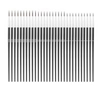 Pack of 30 Artists Painting Brush Handle Fine Tip Nylon Bristles for Detail Work Ceramics Dolls Nails Design Painting Brush Pen