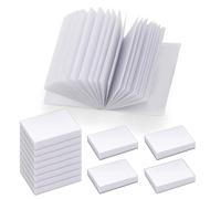 Pack of 30 Blank Miniature Books for Dollhouses in Scale 1:12, 0.6 x 0.8 Inch Miniature Books for Dollhouses and Tiny Foldable White Books in 1/12 Scale for Dollhouse Miniatures