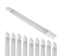 Pack Of 30 Bright Source 4Ft Led Batten Light Ip65 Cool White 4000K 18W 1800Lm Waterproof Integrated Led