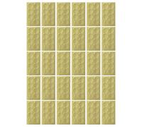 Pack of 30 Delicate Golden Design Pattern Adhesive Waterproof Sticker Set for School Supplies and Home Decoration Gold Foil Stickers