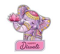 Pack of 30 Diwali Festival Party Waterproof Stickers Packwith® #P3686