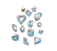 Pack Of 30 Elegant Rhinestones 3D Art Crystal Rhinestones Tips Decorations Crystal 3D Nails Charm Manicure