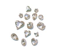 Pack of 30 Elegant Rhinestones Nail Art Crystal Rhinestones Tips Decorations Crystal Nails Charm Manicure Decoration Stones Decorative Jewels Art Supplies