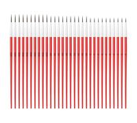 Pack of 30 Fine Liner Brushes Nylon Hair Precisions Painting Tools Body Assorted Colors for Various Artwork Nylon Brush Pen