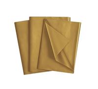 Pack of 30 Metallic Gold Acid Free 50 x 70cm Tissue Paper Sheets