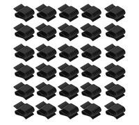 Pack of 30 Multipurpose Photovoltaic Cable Clamps for Outdoor Trailer Frame Wire Management 25x16mm Wiring Accessories